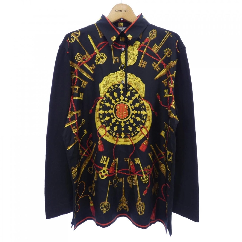 【Mã giảm giá】【Cổ điển】HERMES Áo 646356