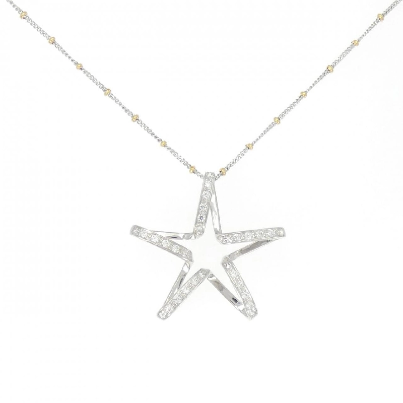 750WG/750YG Ngôi sao Cubic Necklace - Hàng hiệu Authentic 846873