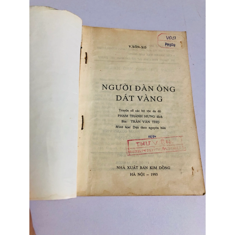 📚 SÁCH NXB KIM ĐỒNG 9x - NGƯỜI ĐÀN ÔNG DÁT VÀNG 545962