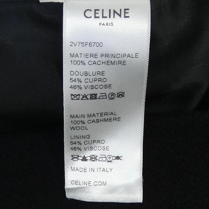 Áo khoác không cổ CELINE SPENCER CAPTAIN JACKET 2V75F6700 634165