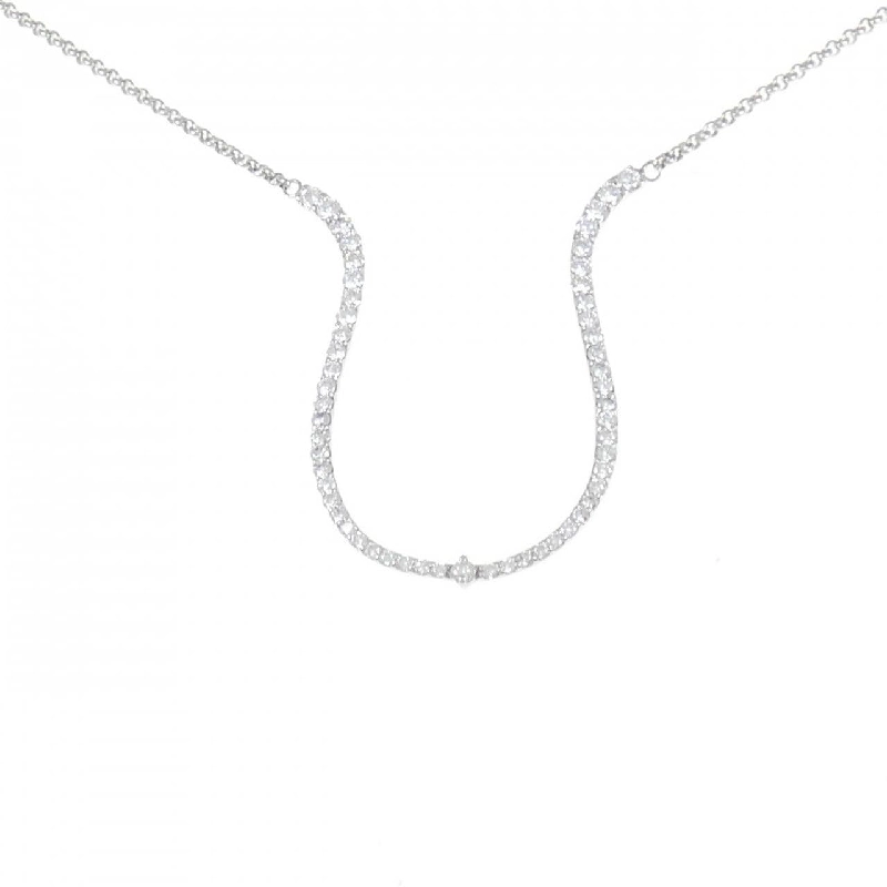 K18WG Dây chuyền kim cương - Hàng hiệu Authentic 848214