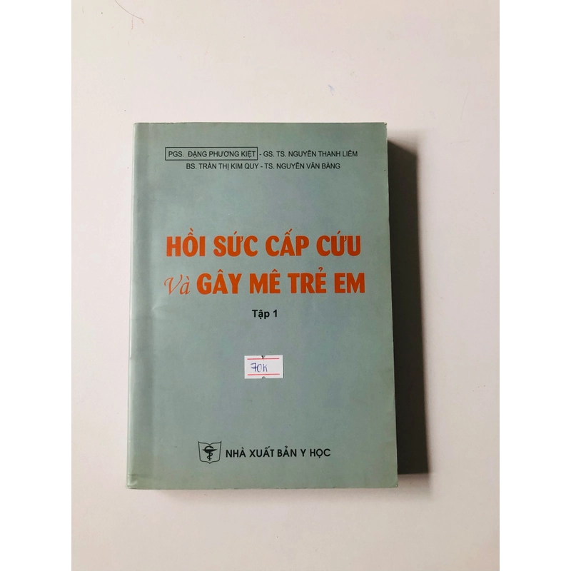 HỒI SỨC CẤP CỨU VÀ GÂY MÊ TRẺ EM - 450 trang, nxb: 2010 332818