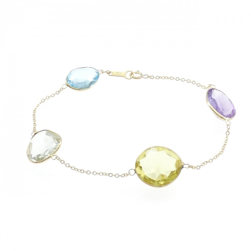 K18YG Đá màu Vòng tay - Hàng hiệu Chính hãng 871557