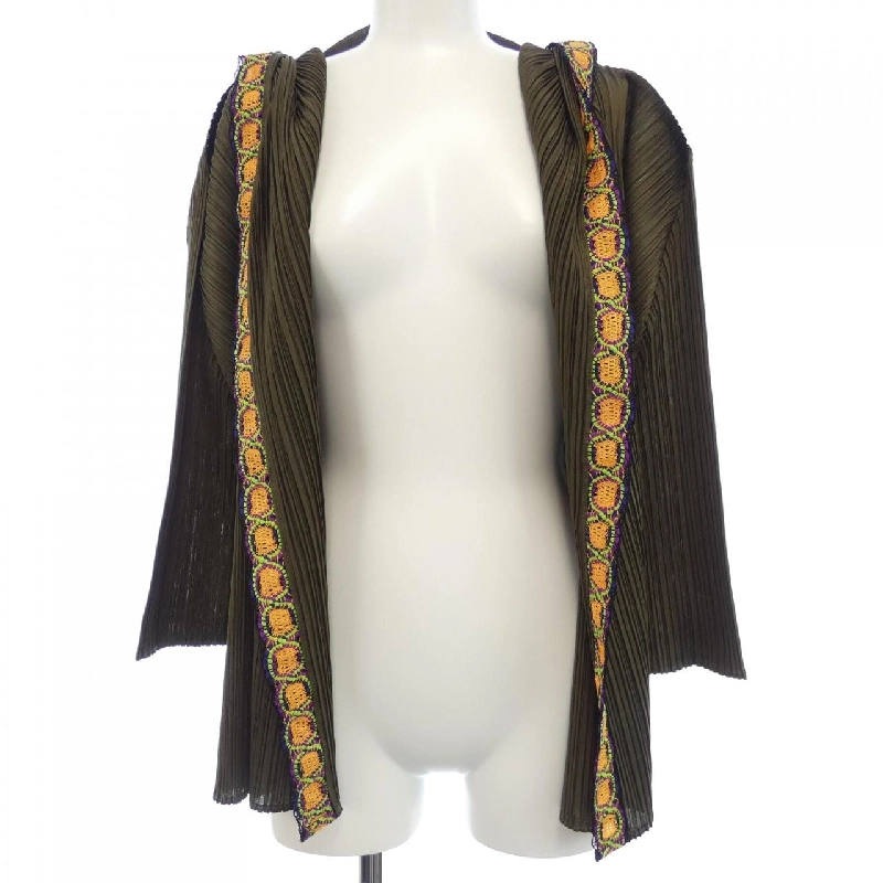 Pleats Please 2017 Áo khoác có viền ren PP73-JC573 7562073 634242