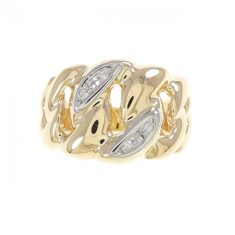 Nhẫn kim cương K18YG/PT900 668254