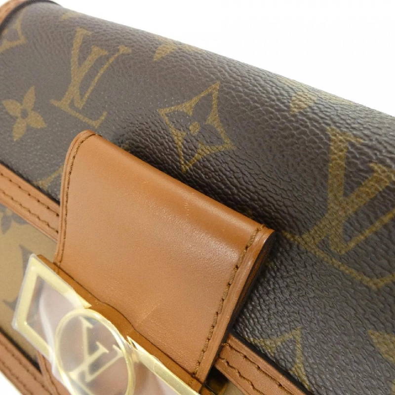 Ví Louis Vuitton Monogram Porte-Feuille Dauphine M68746 Chain Wallet 621056