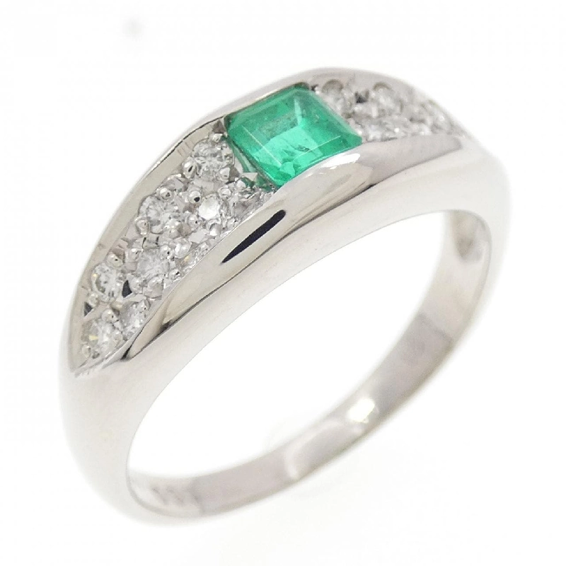 Nhẫn Emerald PT900 0.30CT - Hàng hiệu Chính hãng 846490