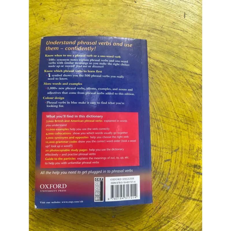 OXFORD PHRASAL VERBS DICTIONARY FOR LEARNERS OF ENGLISH 731908