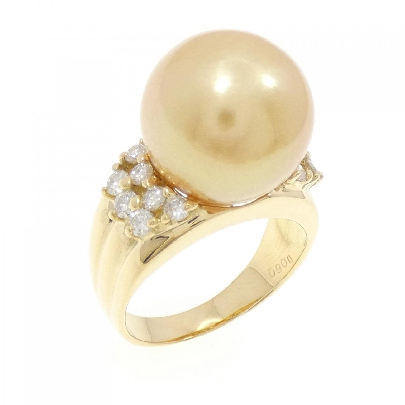 Nhẫn ngọc trai trắng K18YG 671079