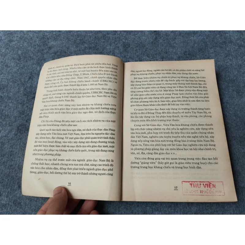 GIÁO DỤC NAM BỘ THỜI KỲ KHÁNG CHIẾN CHỐNG PHÁP (1945 - 1954) 700965