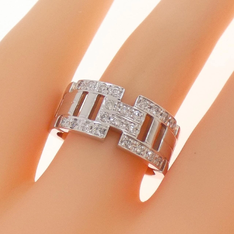 Nhẫn kim cương Pavé K18WG 0.30CT - Hàng hiệu Chính hãng 855343
