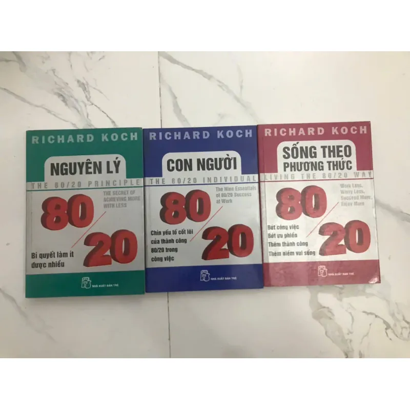 COMBO 3 CUỐN SÁCH TƯ DUY THÀNH CÔNG CỦA RICHARD KOCH: BỘ NGUYÊN LÝ 80/20 598860