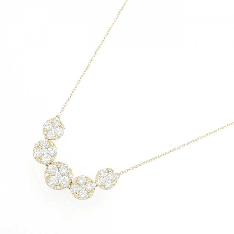 K18YG Dây chuyền kim cương 2.05CT - Hàng hiệu Chính hãng 860948