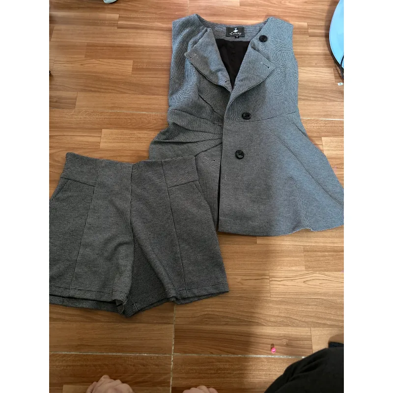 Quần thể thao nữ chắc chắn vải nỉ size M màu xám 708794