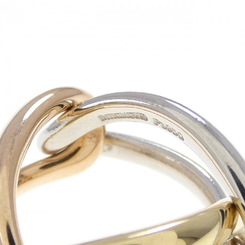 Nhẫn K18YG/K18PG/PT950 Mikimoto - Hàng hiệu Chính hãng 835155