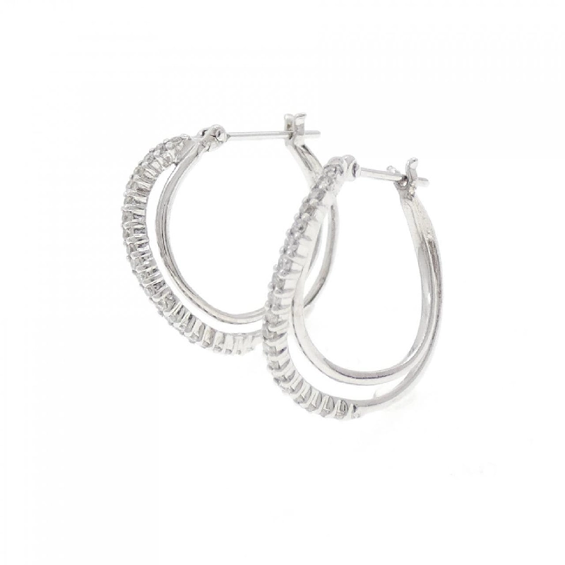 K18WG Bông tai kim cương - Hàng hiệu Authentic 865519