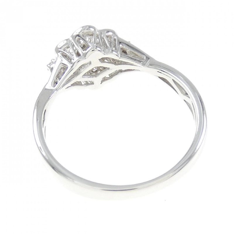 Nhẫn kim cương K18WG hoa 0.14CT 671179