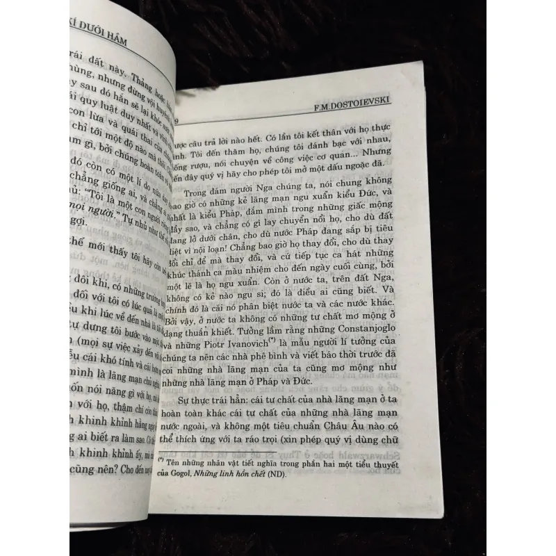 Bút ký dưới hầm (3 truyện ngắn của Dos) 976554