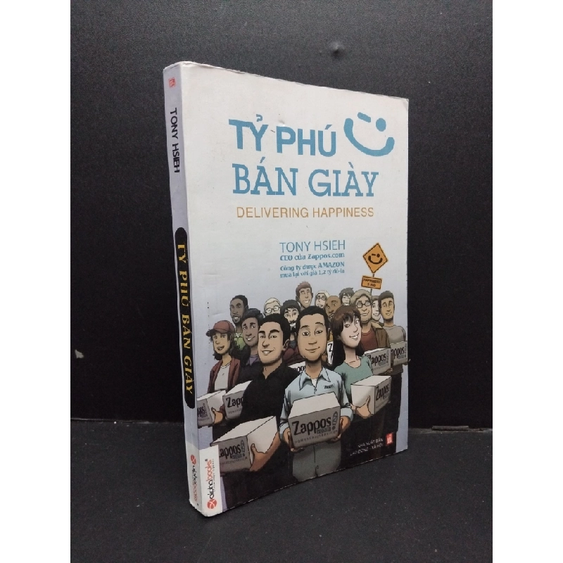 Tỷ phú bán giày Tony Hsieh mới 80% ố có viết vào sách 2014 HCM.ASB0609 448213