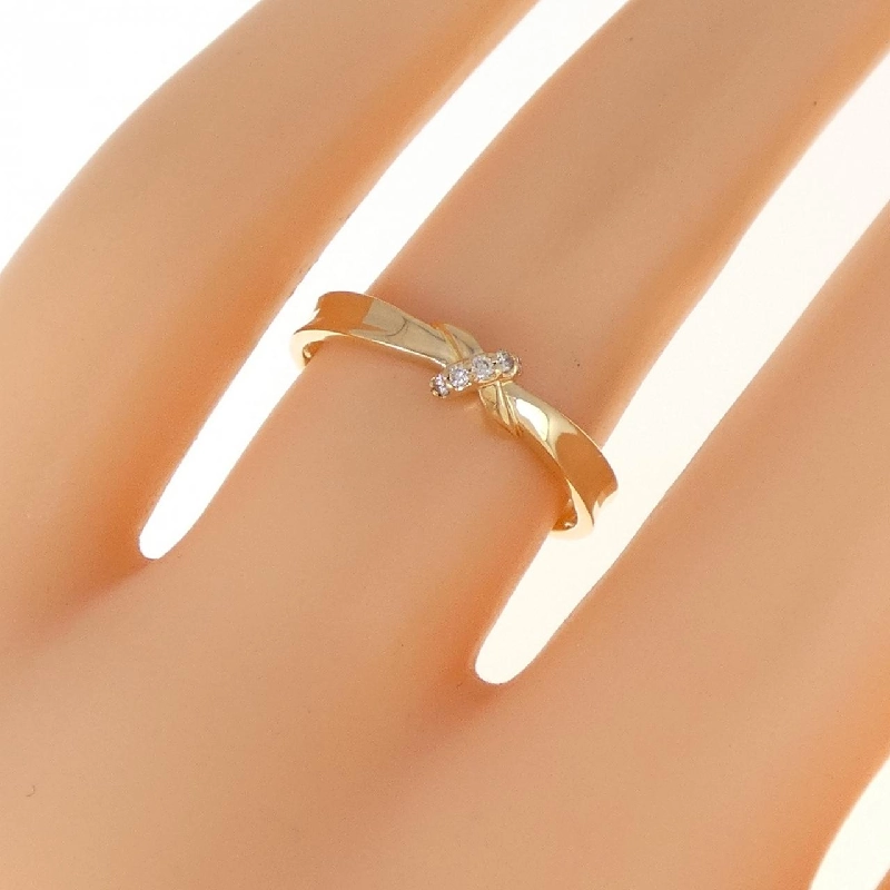 Nhẫn kim cương K18YG 670863