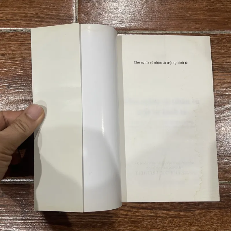 Chủ nghĩa cá nhân và trật tự kinh tế - F. A. Hayek (6) 963686