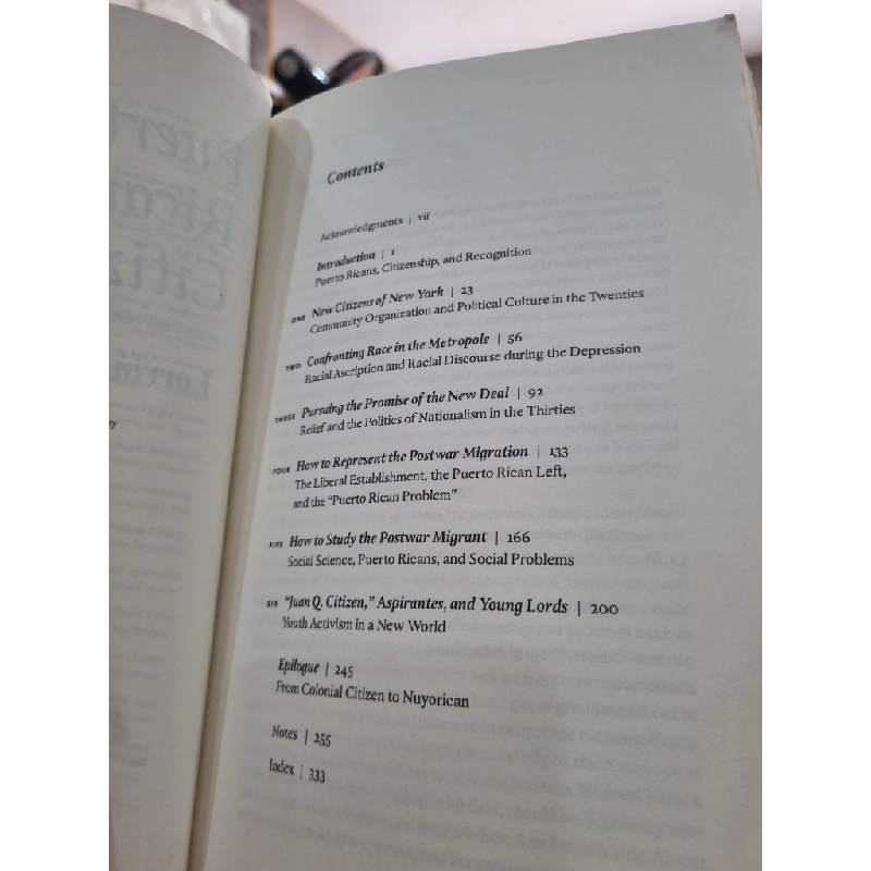 PUERTO RICAN CITIZEN : HISTORY AND POLITICAL IDENTITY IN TWENtiETH-CENTURY NEW YORK CITY - Lorrin Thomas 144398
