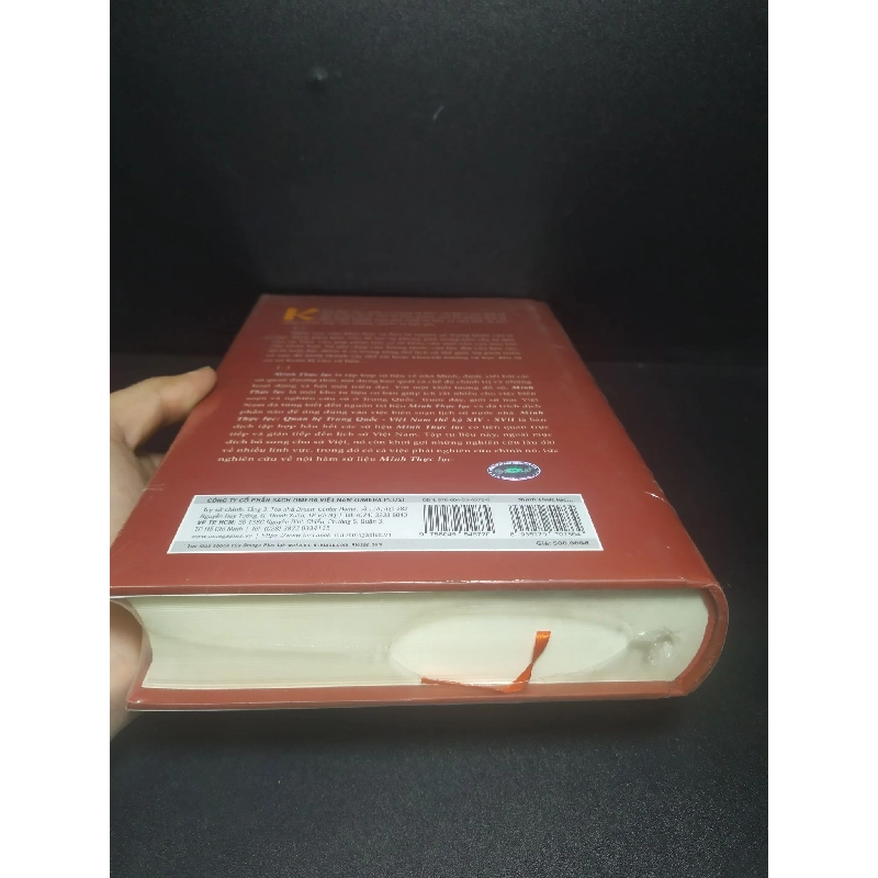 Minh thực lực 1 Hồ Bạch Thảo dịch và chú thích mới 100% nguyên seal HCM1110 912081