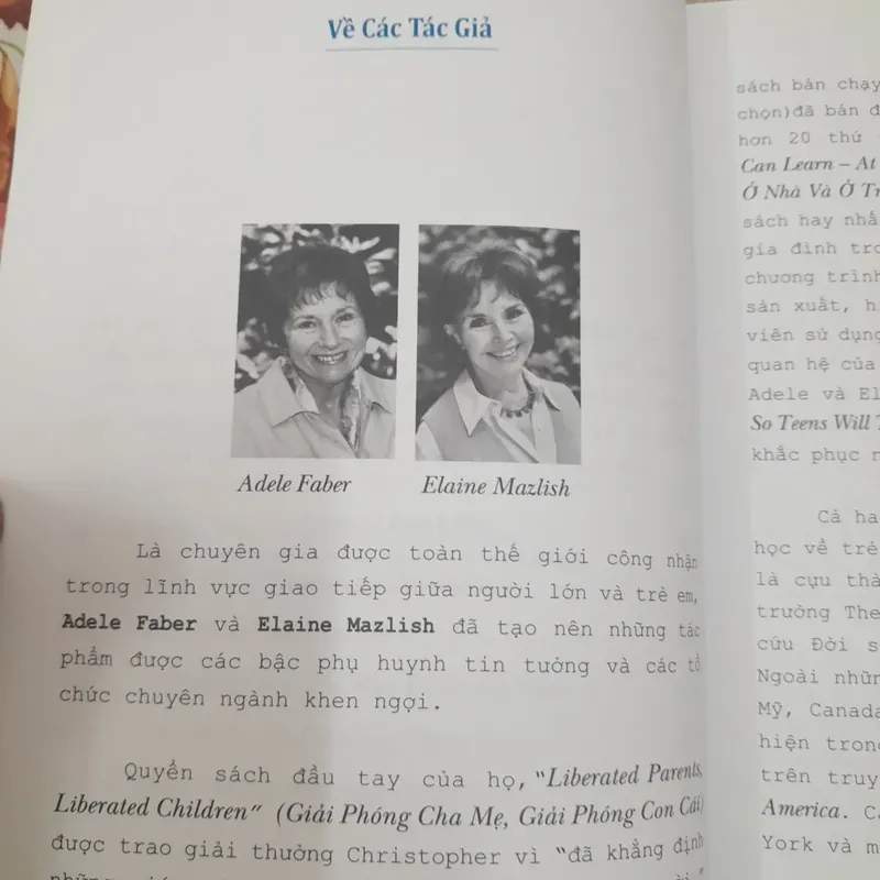 Nói Teen , Teen nghe. Nghe Teen, Teen nói. Adele Faber & Elaine Mazlish. DG Uông Xuân Vy 597260