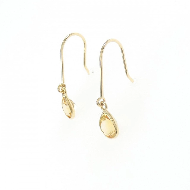 K18YG Citrine Bông tai - Hàng hiệu Chính hãng 875585