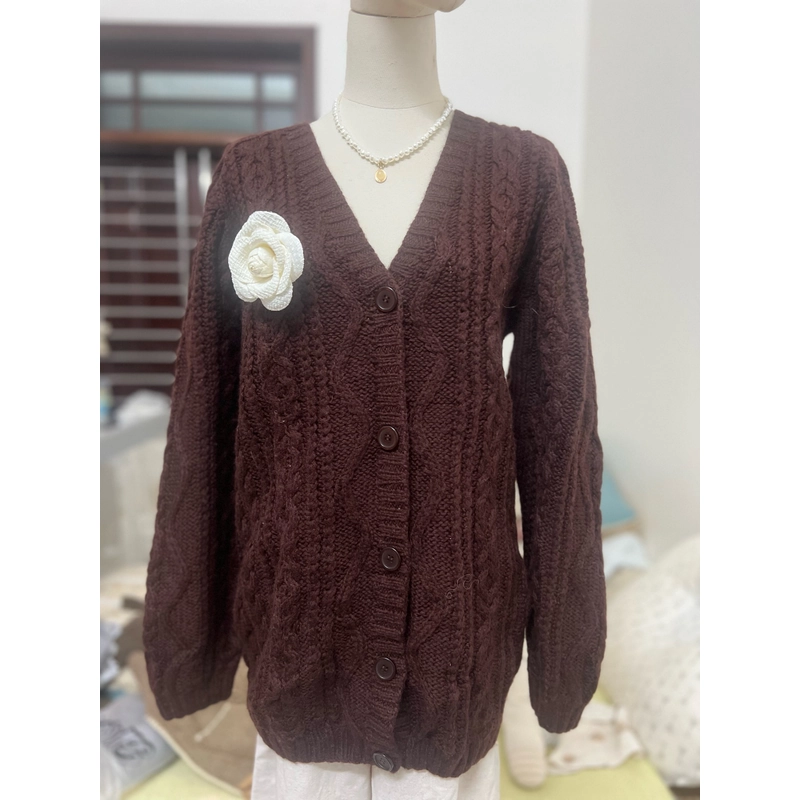 Áo len cardigan vặn thừng  330577