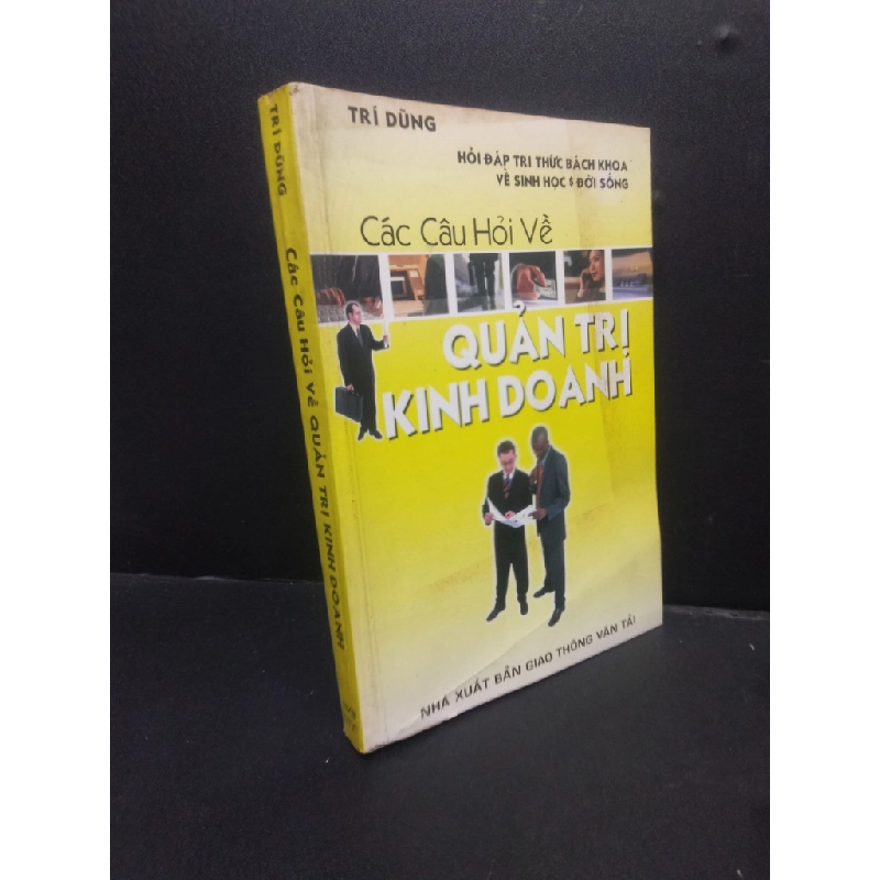 [Phiên Chợ Sách Cũ] Các câu hỏi về quản trị kinh doanh Trí Dúng 2005 vẩn bìa 2303 421054