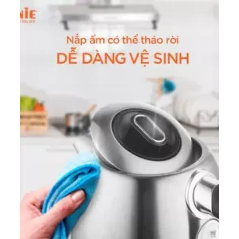 🌟 Ấm siêu tốc UNIE UEK1761S – Chất liệu inox 304 bền bỉ, nấu nước chuẩn ngon, sạch sẽ! 716126