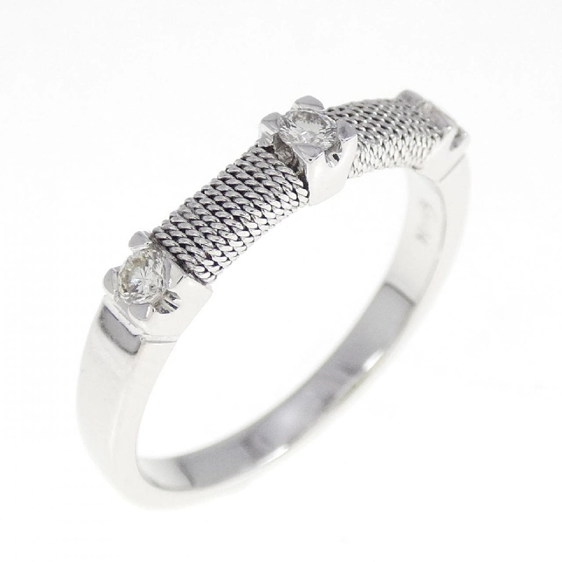 Nhẫn kim cương 750WG 673705