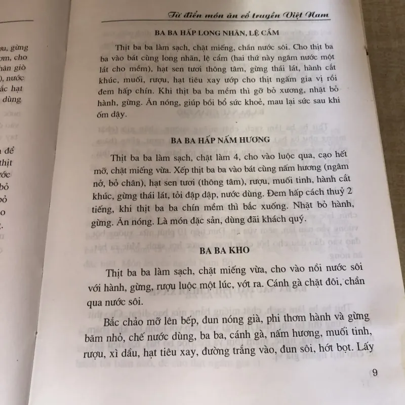 Từ điển món ăn cổ truyền Việt Nam 993507