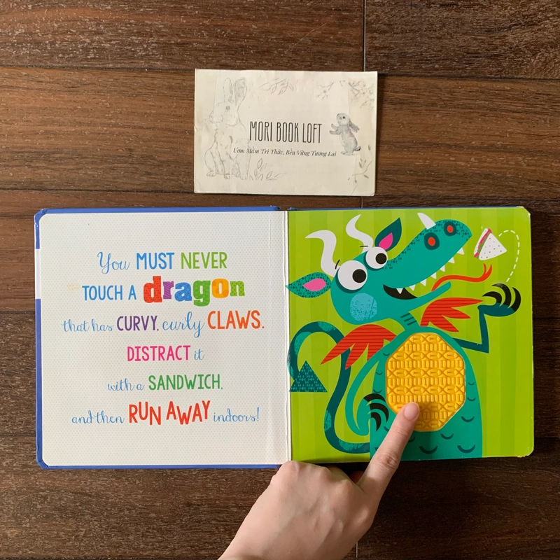 Sách ngoại văn Never Touch a Dragon – Sách sờ chạm, Used 542236