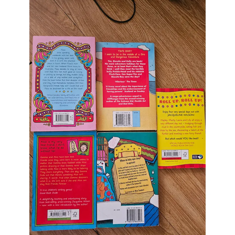 Combo 5q Jacqueline Wilson không trùng như hình 
80k 654936