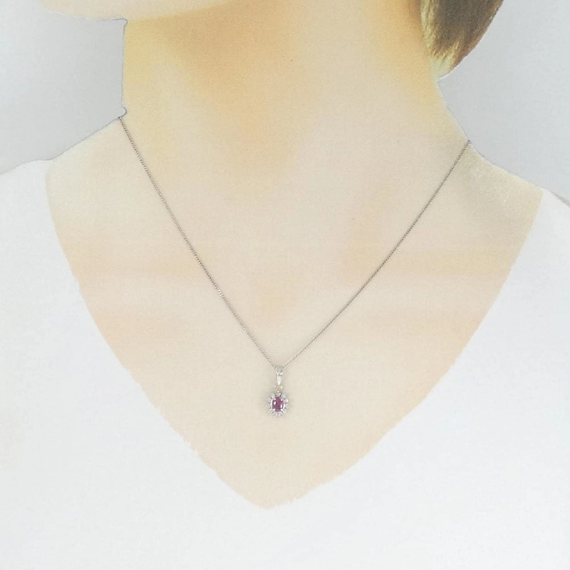 Dây chuyền Ruby PT 0.41CT - Hàng hiệu Chính hãng 864573