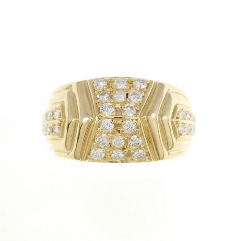 Nhẫn kim cương K18YG 0.51CT 672539