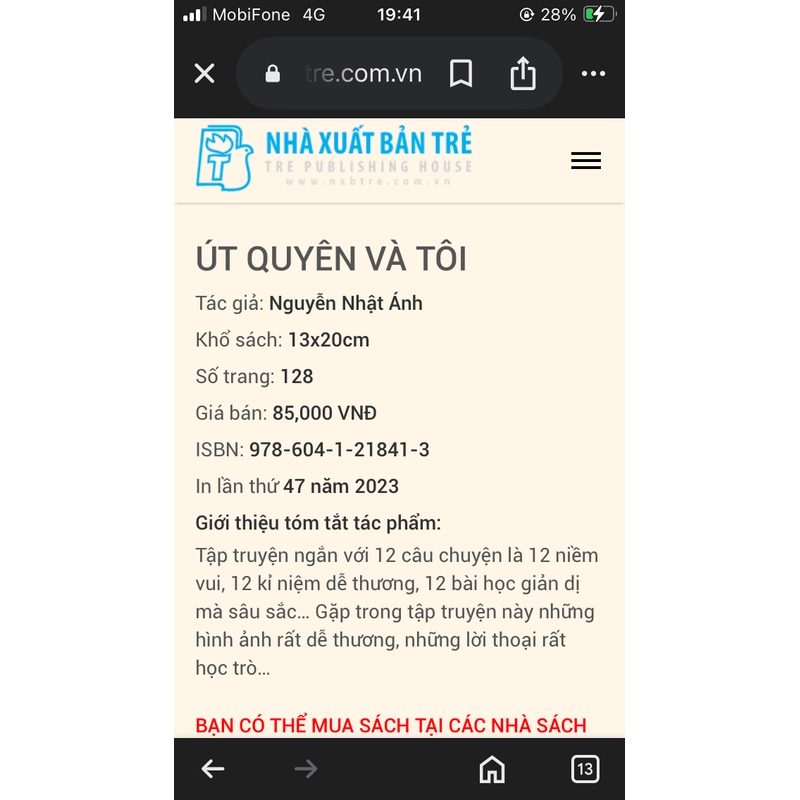 Út Quyên và Tôi- Nguyễn Nhật Ánh 464275