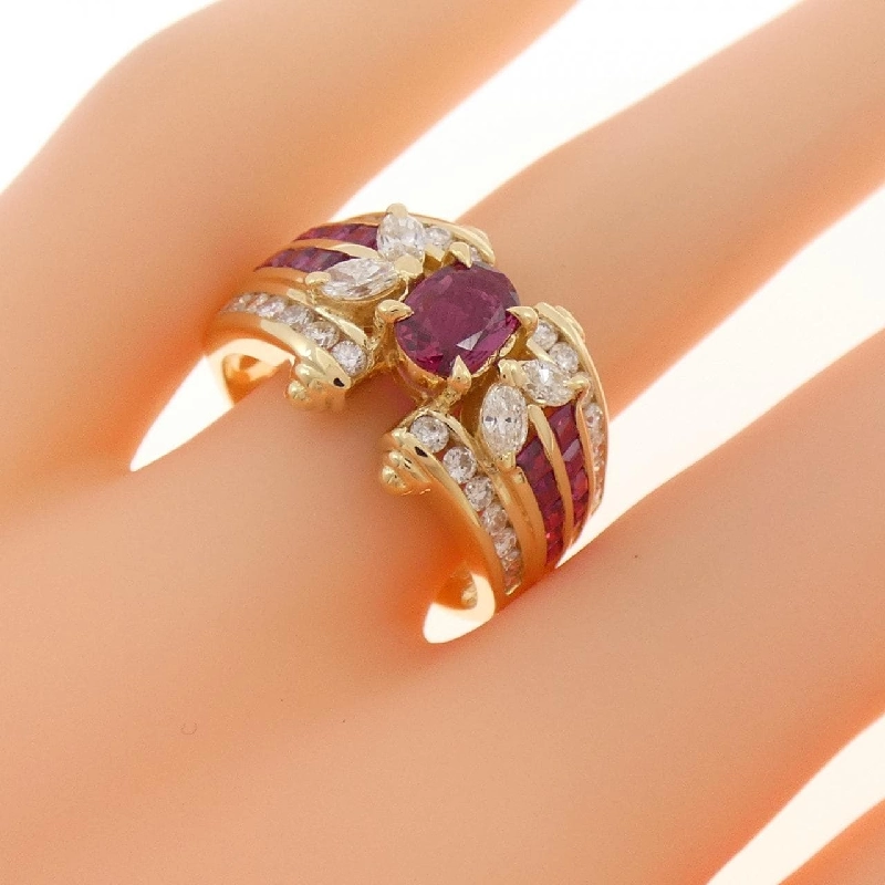 Nhẫn Ruby K18YG 1.58CT - Hàng hiệu Chính hãng 849171