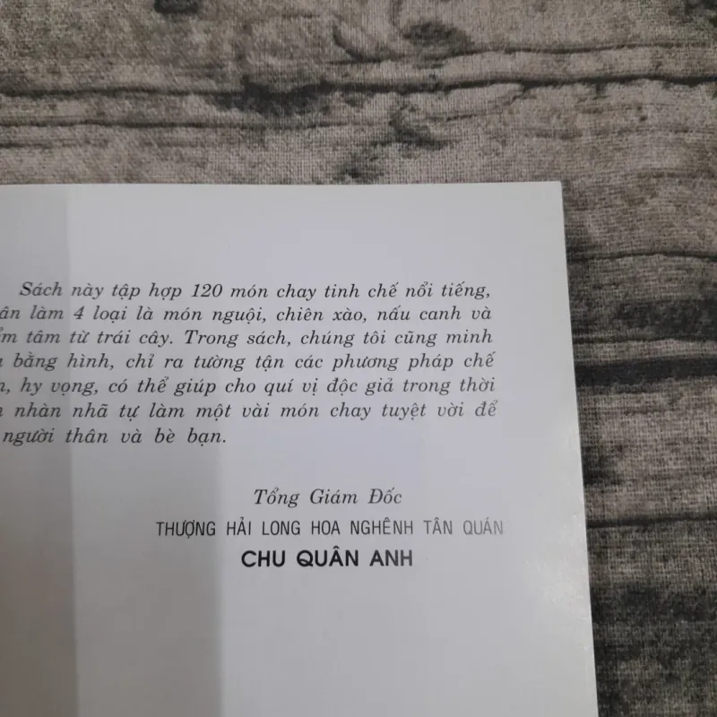 Các món ĂN CHAY đặc sắc Trung Quốc. Tg. Chu Quân Anh 785338