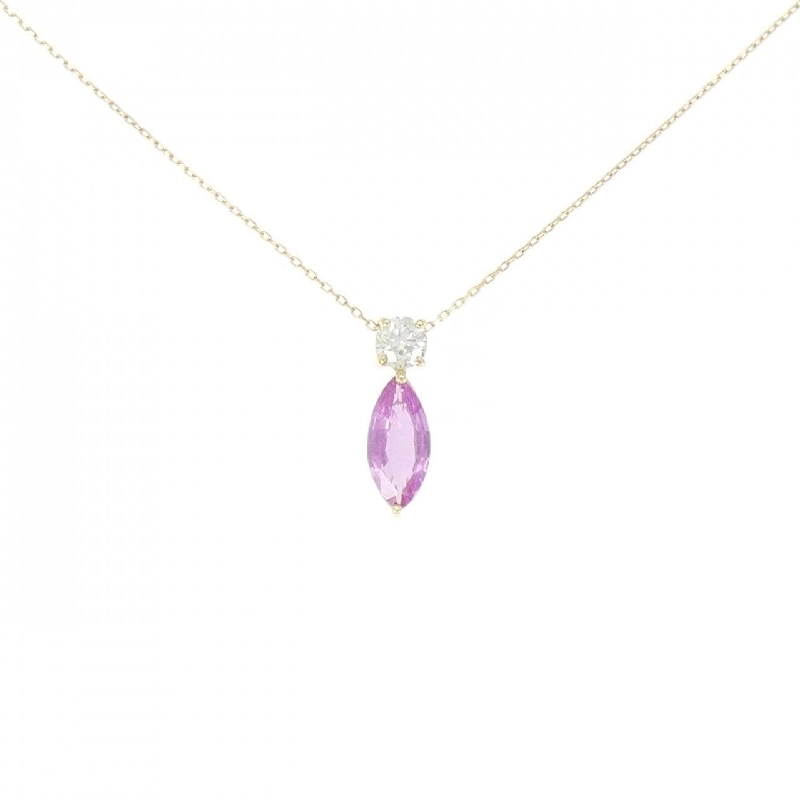 K18YG Sapphire Necklace 0.95CT - Hàng hiệu Authentic 861433
