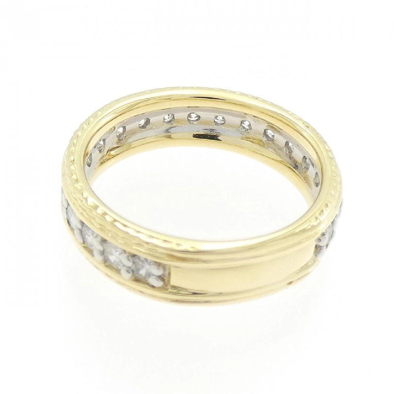 Nhẫn kim cương K18YG/PT900 0.88CT - Hàng hiệu Authentic 853821