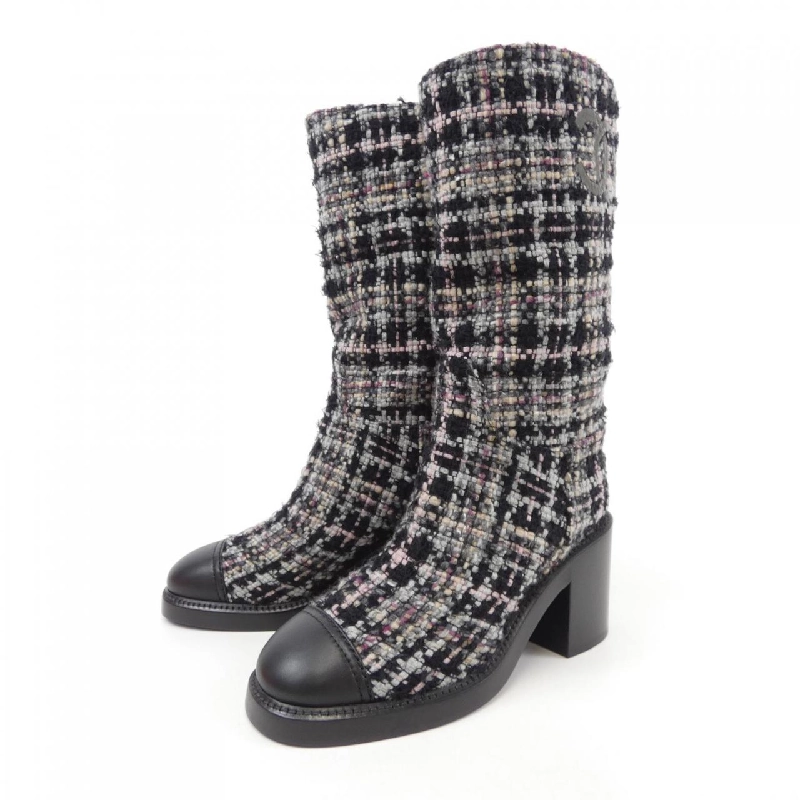 【Khuyến mãi】Giày bốt CHANEL 664957