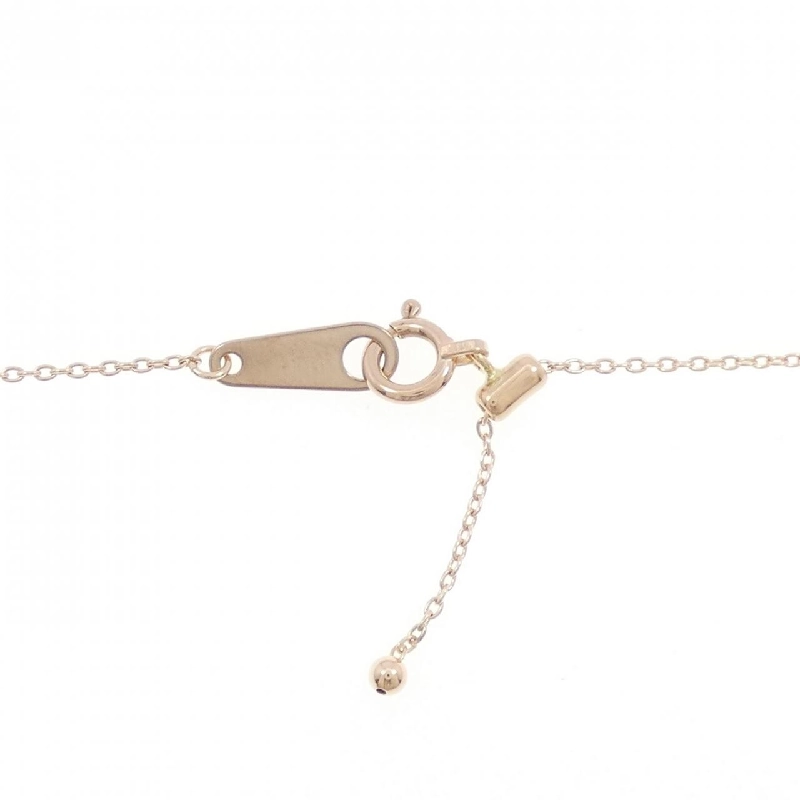 K10PG Vòng cổ kim cương chéo 0.01CT - Hàng hiệu Chính hãng 859635