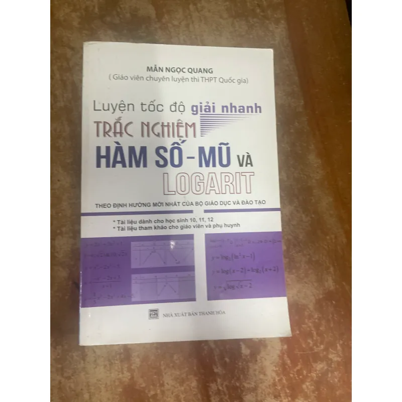 LUYỆN TỐC ĐỘ GIẢI NHANH TRẮC NGHIỆM HÀM SỐ MŨ- và LOGARIT 733547