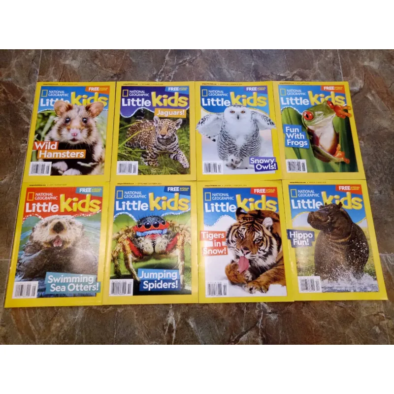 Combo 18 cuốn tạp chí khoa học tiếng Anh Nat Geo cho bé 732926