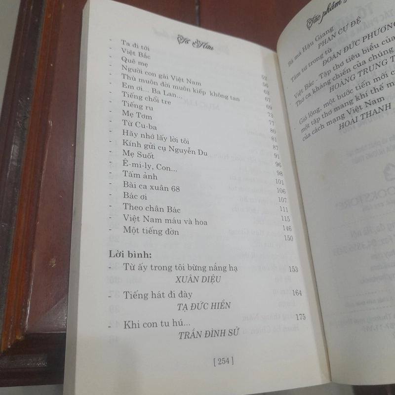 TỐ HỮU, Tác phẩm & Lời bình 472178