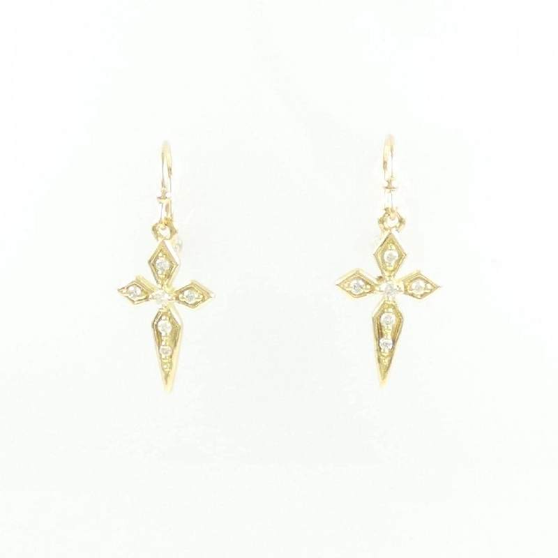 K18YG Bông tai kim cương 0.12CT - Hàng hiệu Chính hãng 869363