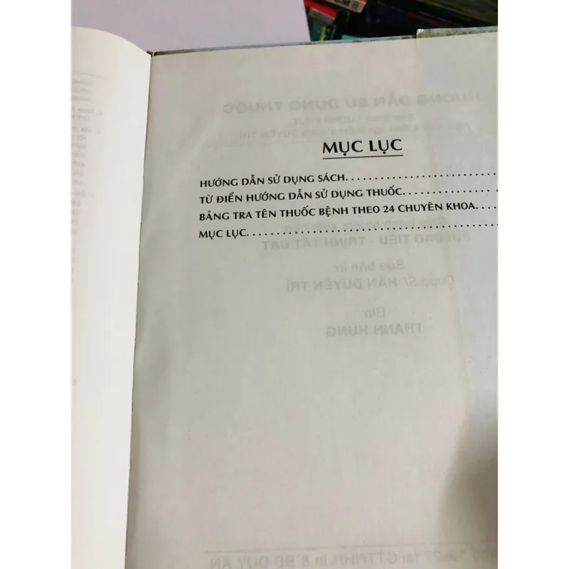 📘 HƯỚNG DẪN SỬ DỤNG THUỐC – BỆNH 24 CHUYÊN KHOA 726495